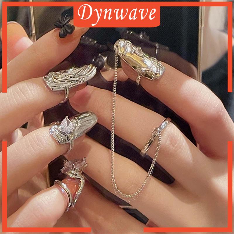 Set 4 Nhẫn Đính Trang Trí Móng Tay Nghệ Thuật Cho Tiệc Halloween