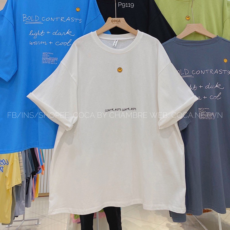 [Mã WASKT304 giảm 15% tối đa 30K đơn 99K] [P9119]🥑 Áo thun áo phông unisex CONTR (Có sẵn/ảnh thật) | BigBuy360 - bigbuy360.vn
