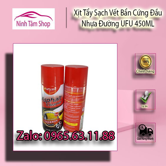 Chai xịt tẩy băng keo, nhựa đường UFU 450ML