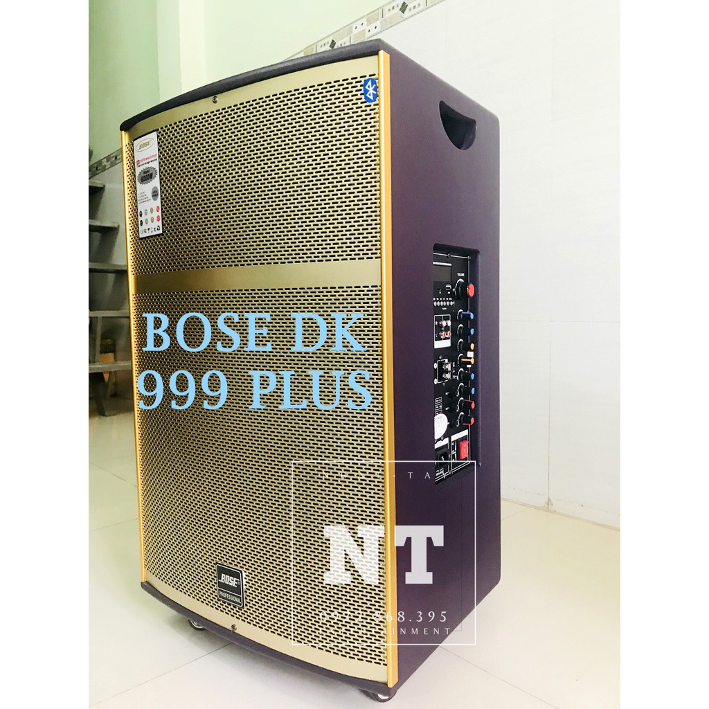 Loa Kéo Di Động -  Bose Dk 999 Fx - Loa Karaoke Bluetooth - Loa Công Suất Lớn - Tặng kèm 2 micro [ Có Video Xem Trước ]