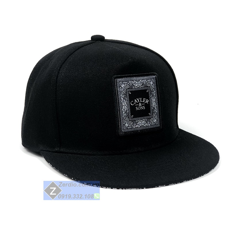 Nón nam nữ Snapback hiphop đen đẹp phong cách cá tính