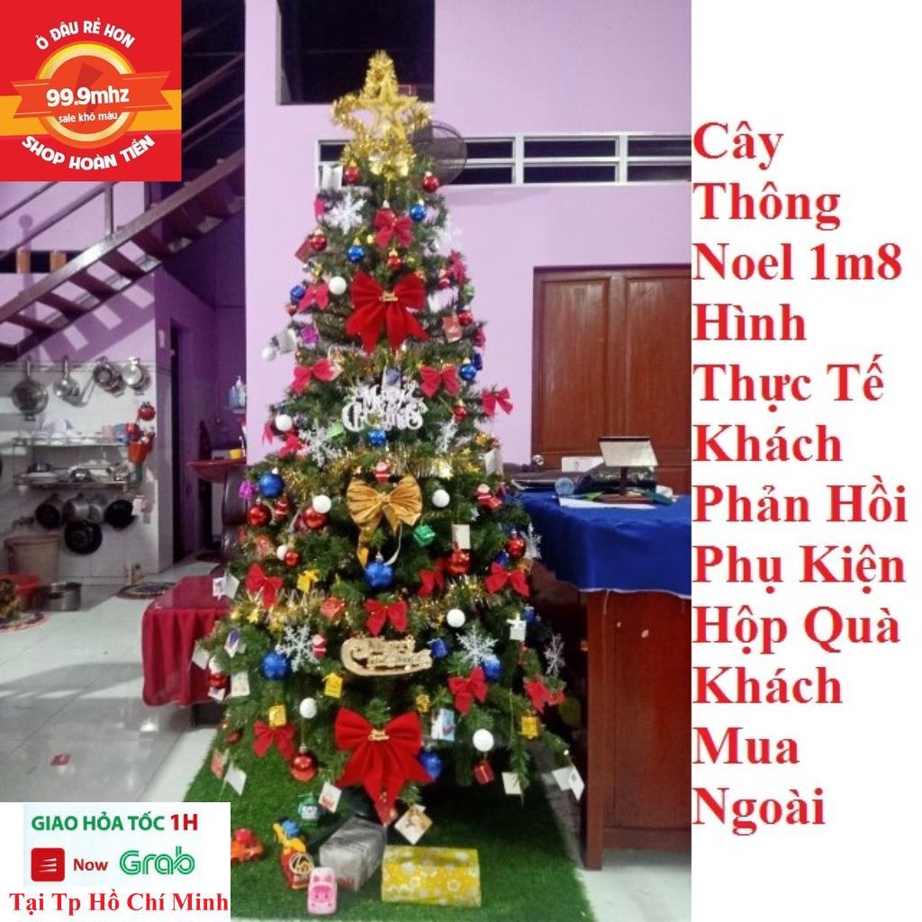 Cây Thông Noel 1m8 Trang Trí Giáng Sinh Hàng Cao Cấp Cây Thông Tặng Kèm Ngôi Sao Đỉnh Và Dây Kim Tuyến