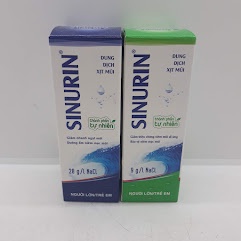 Xịt mũi Sinurin lọ 20ml giảm ngạt thông mũi xoang, dị ứng thời tiết của dược Cát Linh từ muối biển ưu trương