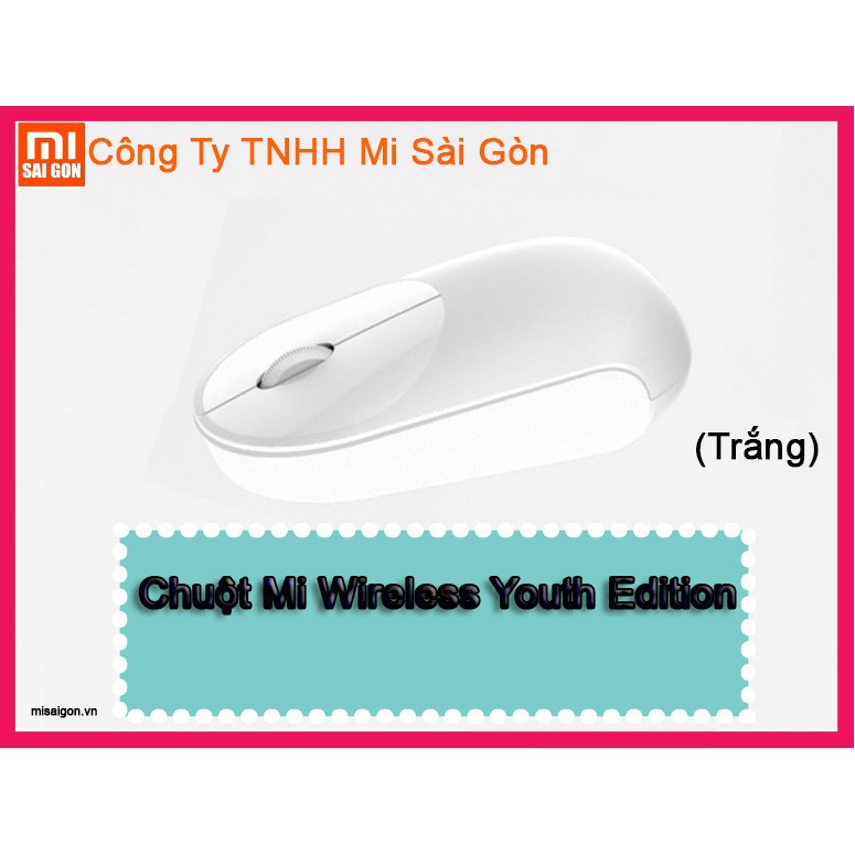 Chuột Không Dây Xiaomi Gen 3 - 2018 ( Trắng&Đen)