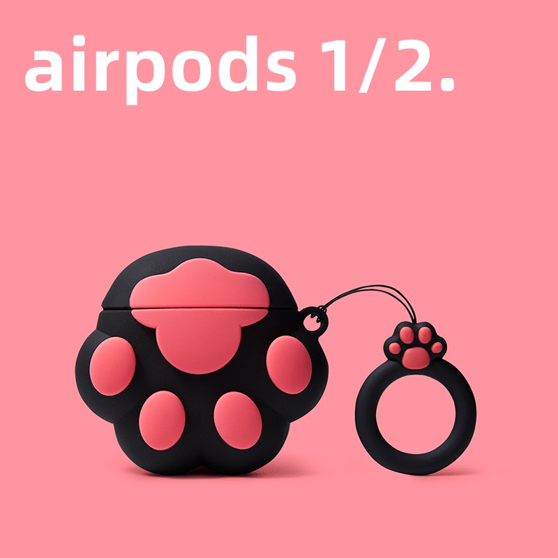 Vỏ bảo vệ hộp sạc tai nghe nhiều hình dạng dễ thương thích hợp cho AirPods 1 2 Pro & Inpods 12 13
