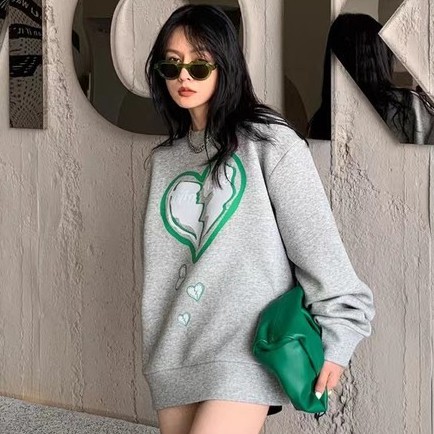ÁO HOODIE HOẠ TIẾT TIM (A2195)
