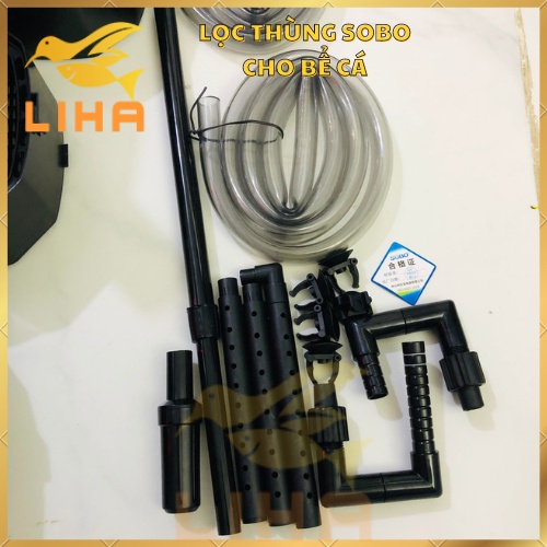 Lọc Thùng Sobo Kèm UV SF650 SF850 SF1000 SF1200 SF1500 SF1800 SF2200 - Lọc Thùng Cho Bể Cá, Bể Thủy Sinh