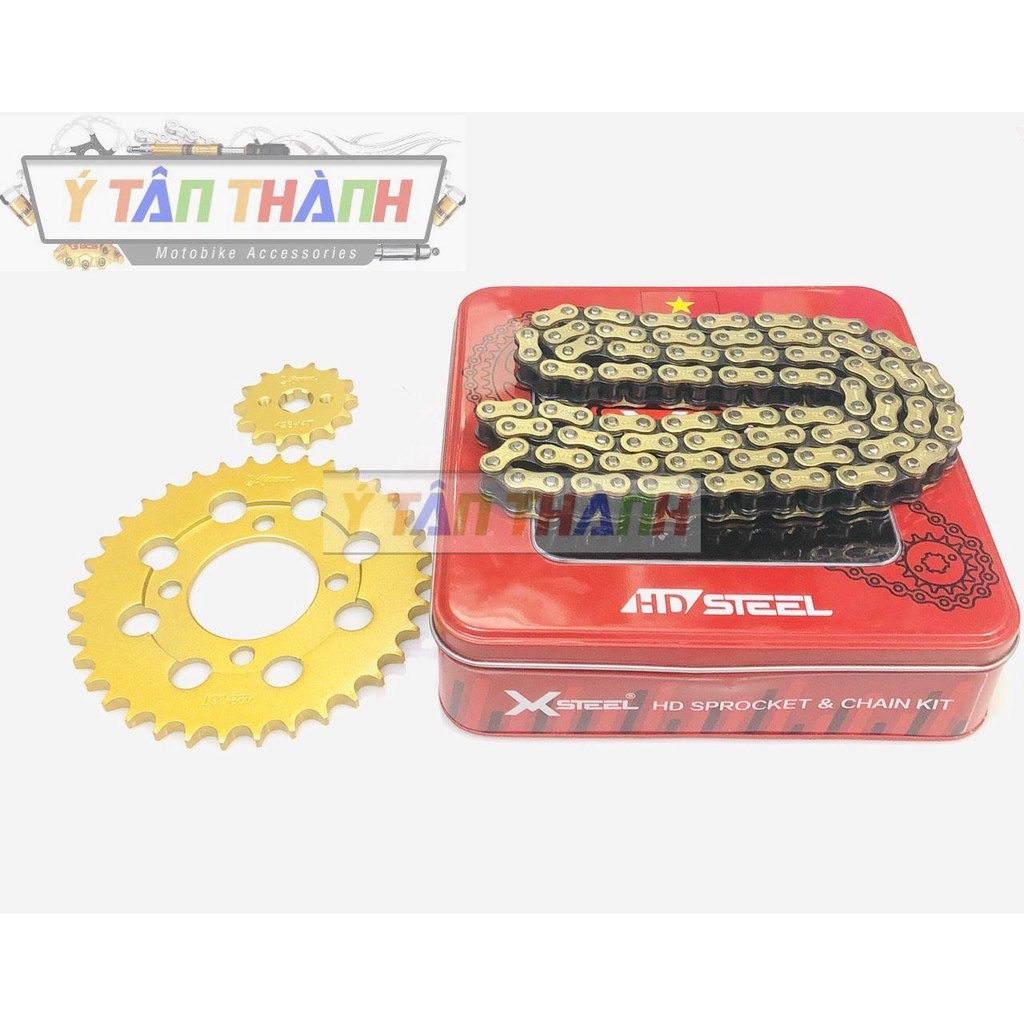 nhông sên đĩa X1R cho drem,wave nhỏ MS 86