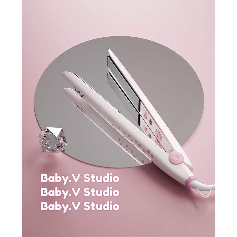 *BABY.V STUDIO* - CÓ SẴN - CHÍNH HÃNG - MÁY KẸP DUỖI UỐN TÓC 2 in 1 - VIVID VOGUE