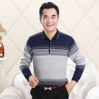 Áo thu đông nam trung niên thời trang chất nỉ thun món quà ý nghĩa QCNP631