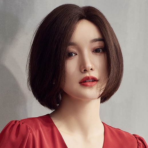 [Mã BMBAU300 giảm 7% đơn 499K] Tóc Thật WINA Mái Xéo Ngôi Lệch TTND-10