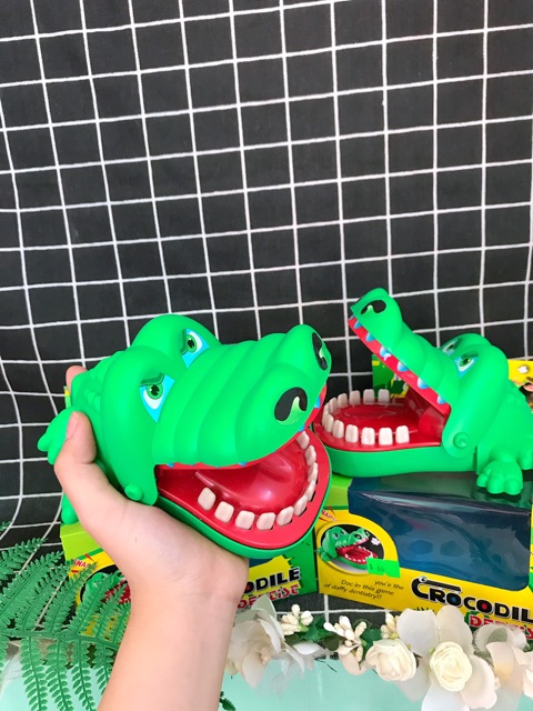 Khám răng cá sấu to - Trò chơi Cá sấu cạp size to- Kèm hình thật