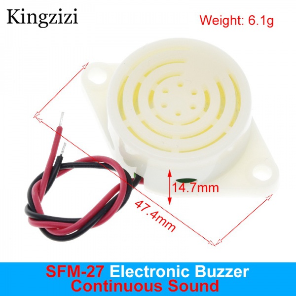 Còi Báo Động 95dB 3-24v 12v Cho Arduino SFM-27