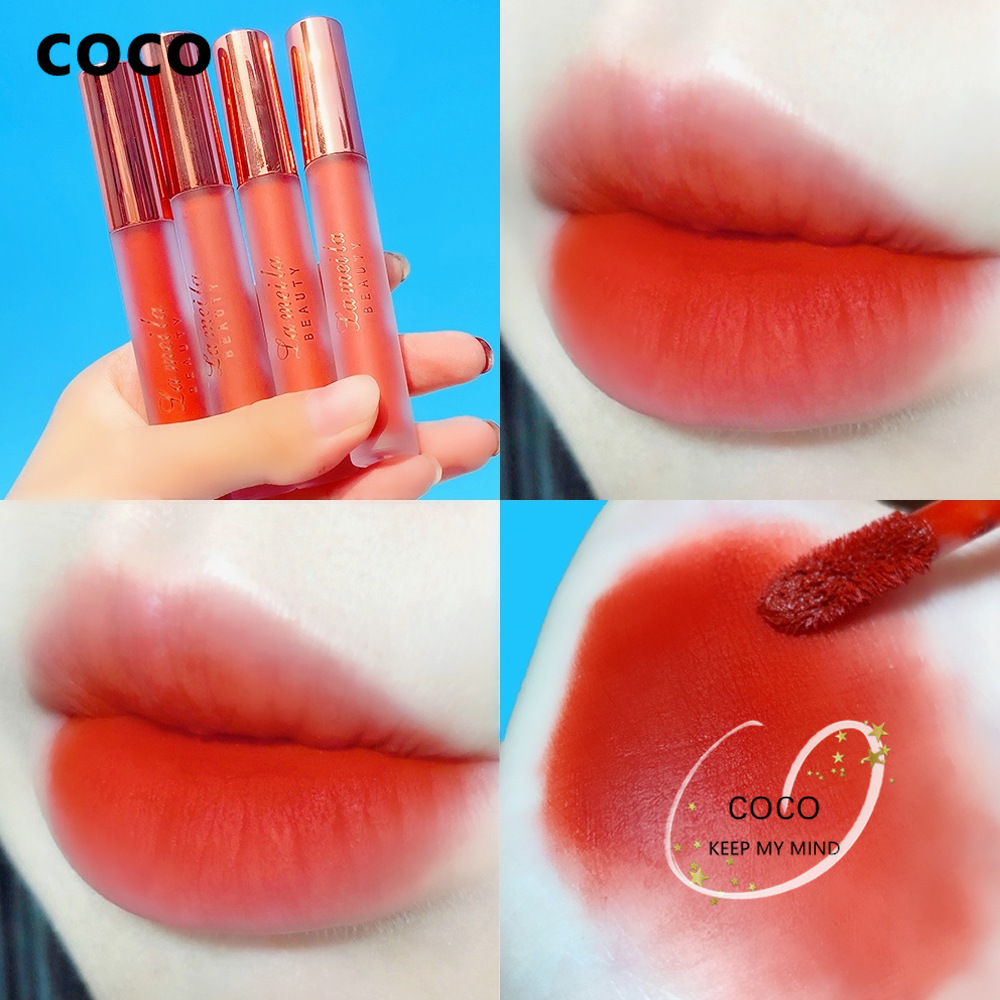 Air lip glaze, matte velvet, matte, không dễ phai, không dễ lem, chống nước tráng gương, son men giá rẻ sinh viên, dễ thi công | BigBuy360 - bigbuy360.vn
