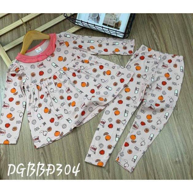 Bộ dài tay thun borip cho bé gái size đại từ 25 đến 40kg  - FREESHIP