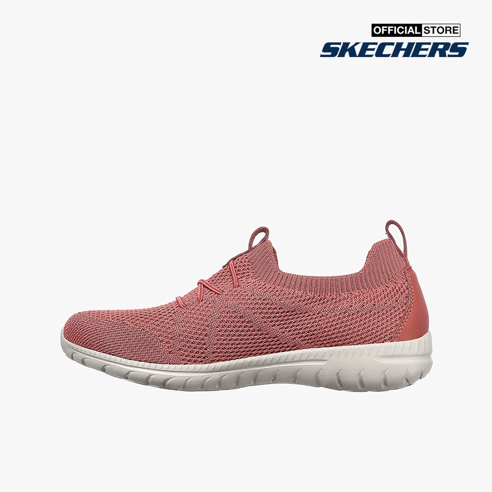SKECHERS - Giày slip on nữ phối dây thắt Arch Fit Flex 100285-ROS