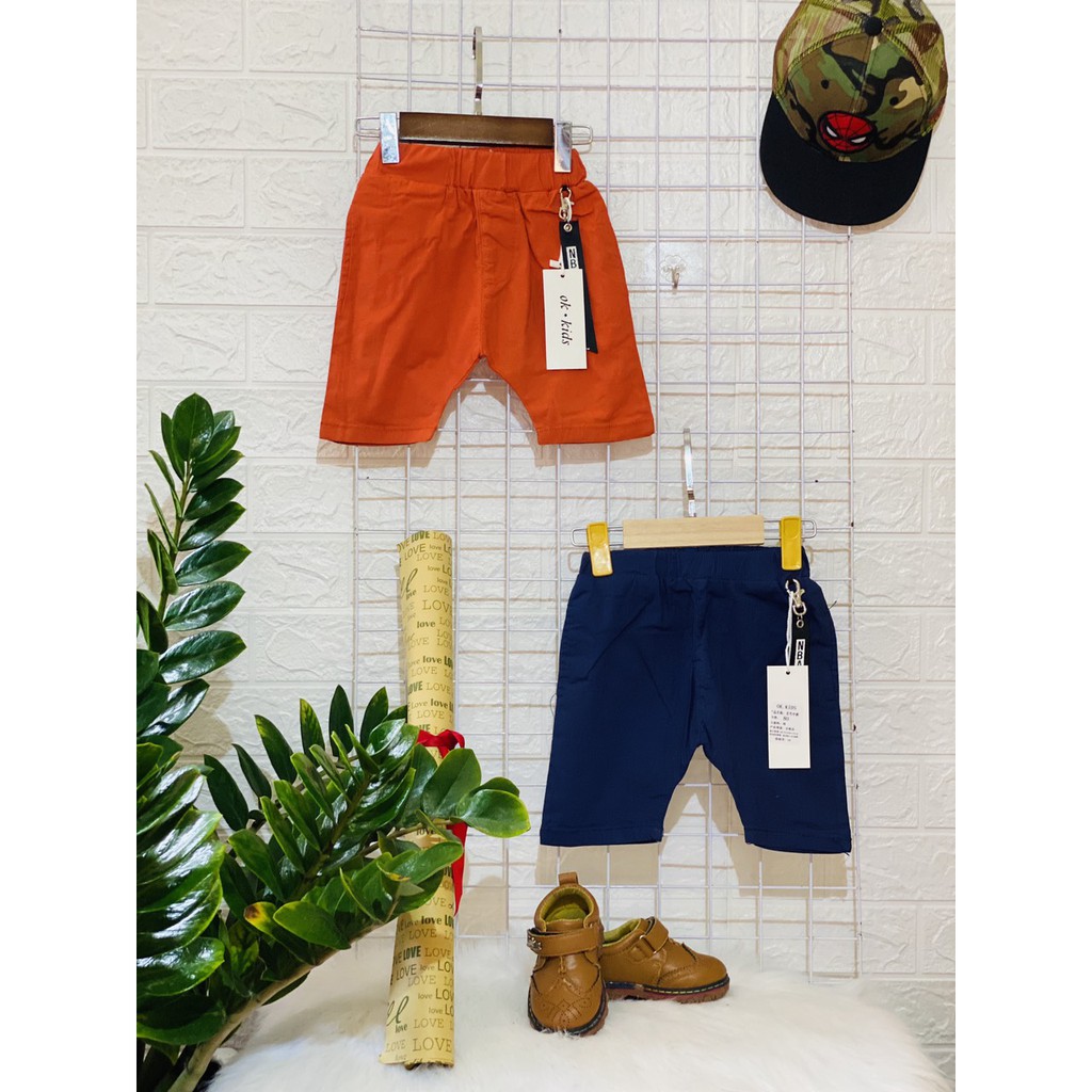 Quần bé trai size 9-20kg kaki co giãn