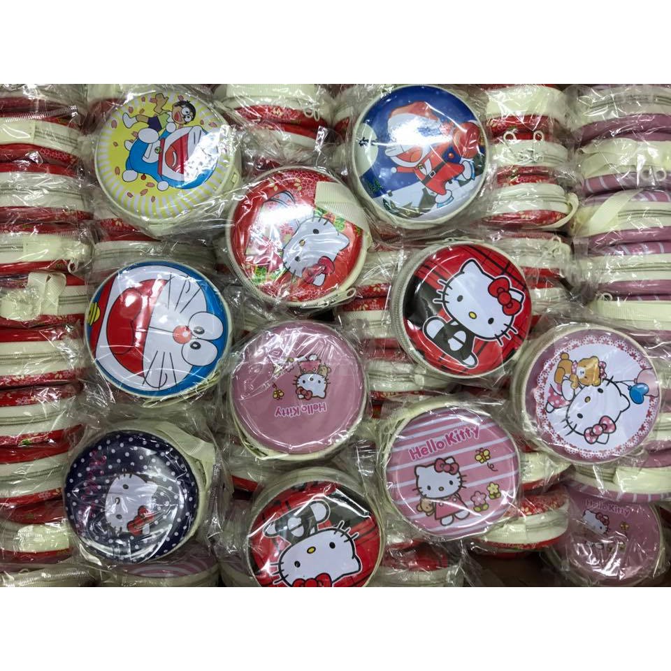 [Freeship toàn quốc từ 50k] HỘP ĐA NĂNG BẰNG NHÔM CÓ 2 HÌNH KITTY VÀ ĐÔRÊMON