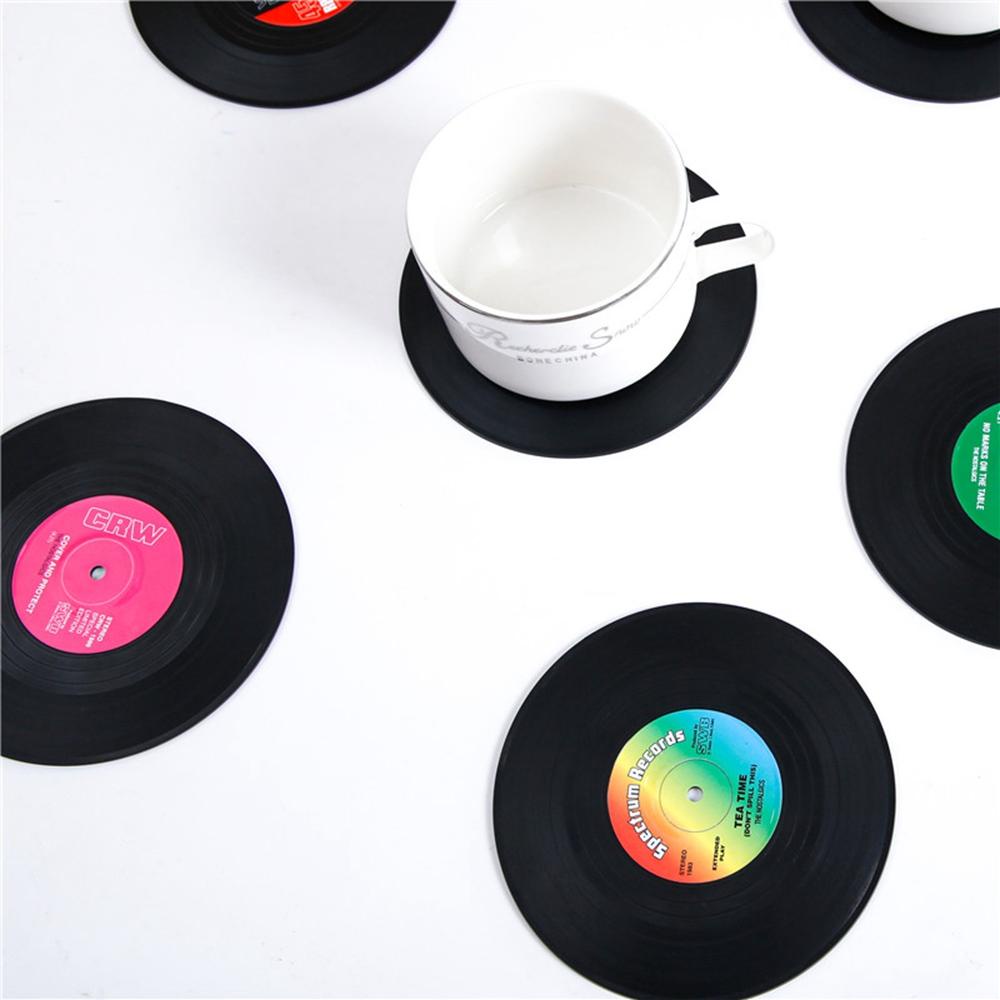 Đế Lót Ly Hình Tròn Bằng Vinyl Chịu Nhiệt Chống Trượt