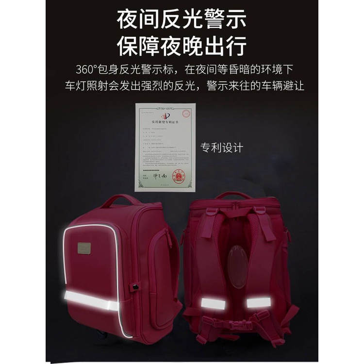 Ba Lô Đi Học Bảo Vệ Cột Sống Phong Cách Nhật Bản Cho Bé Lớp 1-6