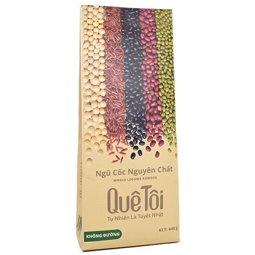 Bột Ngũ cốc nguyên chất Quê Tôi (264g-440g)