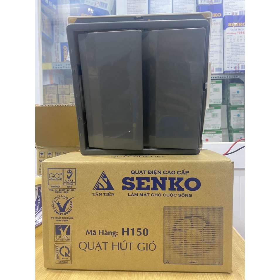 ⚡️Quạt hút thông gió quạt hút âm tường Senko H100, H150,H200,H250 Hàng Chính Hãng⚡️