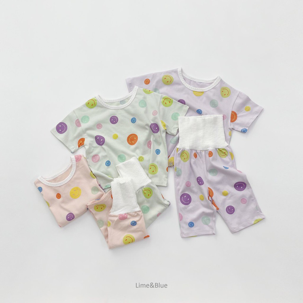 Lime&Blue Bộ đồ Smile