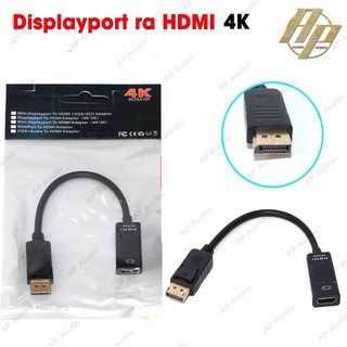 Cable displayport to hdmi - cáp chuyển đổi cổng displayport ports ra cổng hdmi, displayport - hdmi 4k