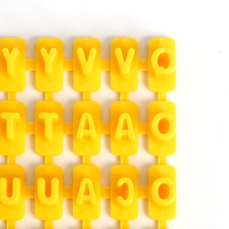 Khuôn Nhấn Bánh Quy Hình Chữ Cái Và Số DIY