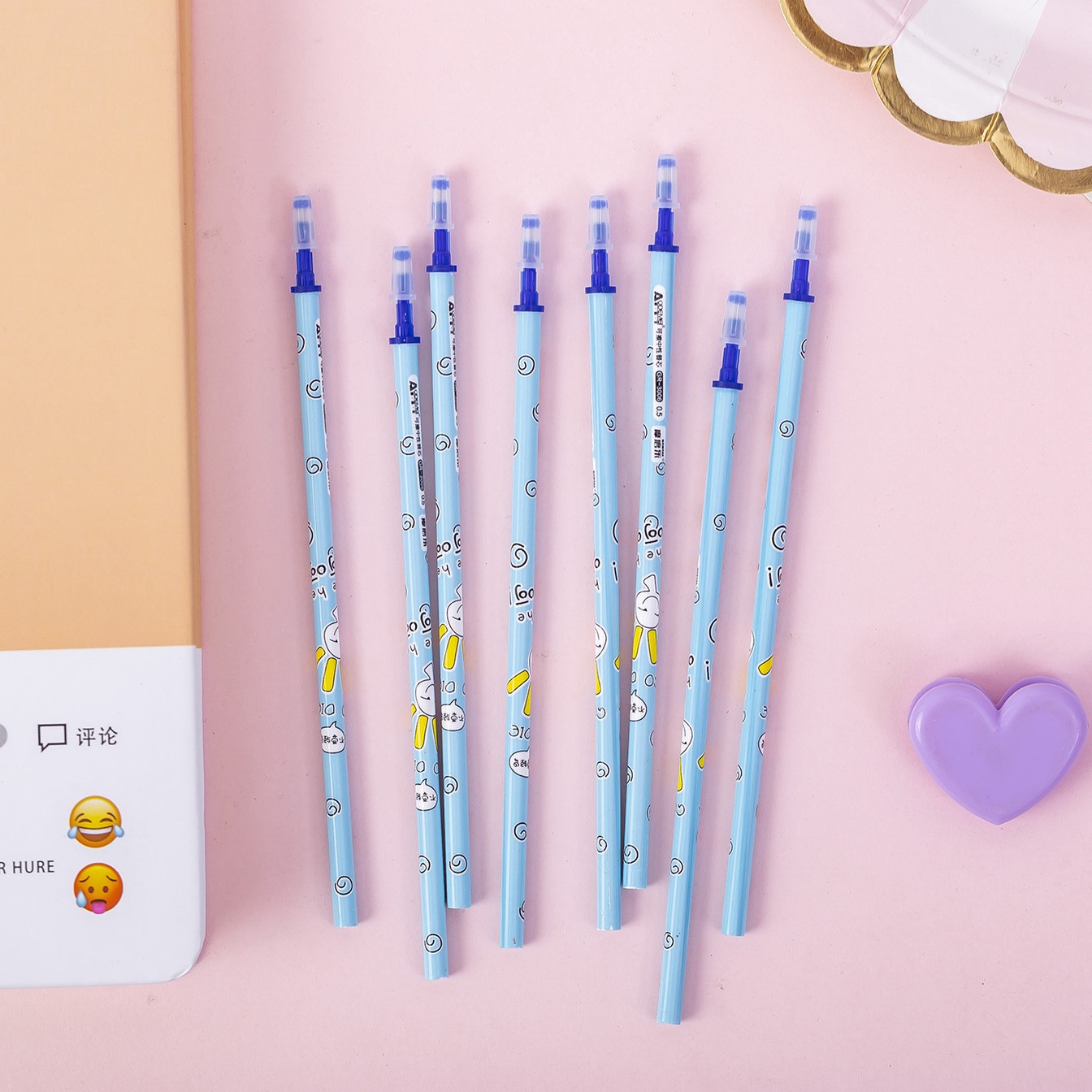 Túi 8 Ngòi Bút Nước Mực Xanh_combo 8 ngòi ,KT đầu 0.4mm, dài 13cm, giá siêu rẻ