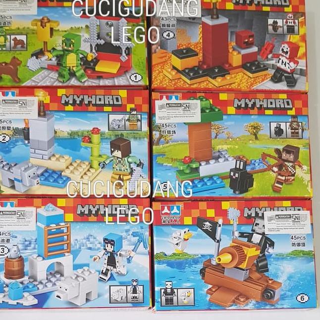 Mô Hình Đồ Chơi Lego Minecraft My World Pirate Bay
