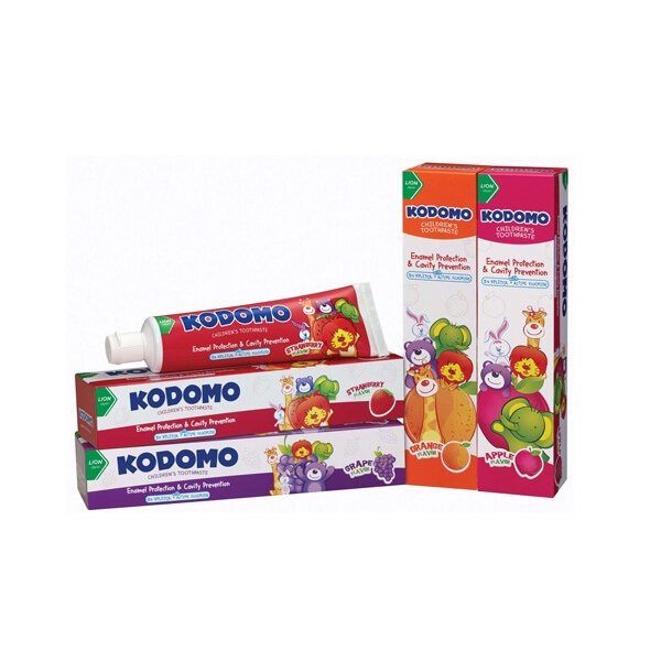 Combo 3 Tuýp Kem Đánh Răng Trẻ Em Kodomo 40g Thái Lan