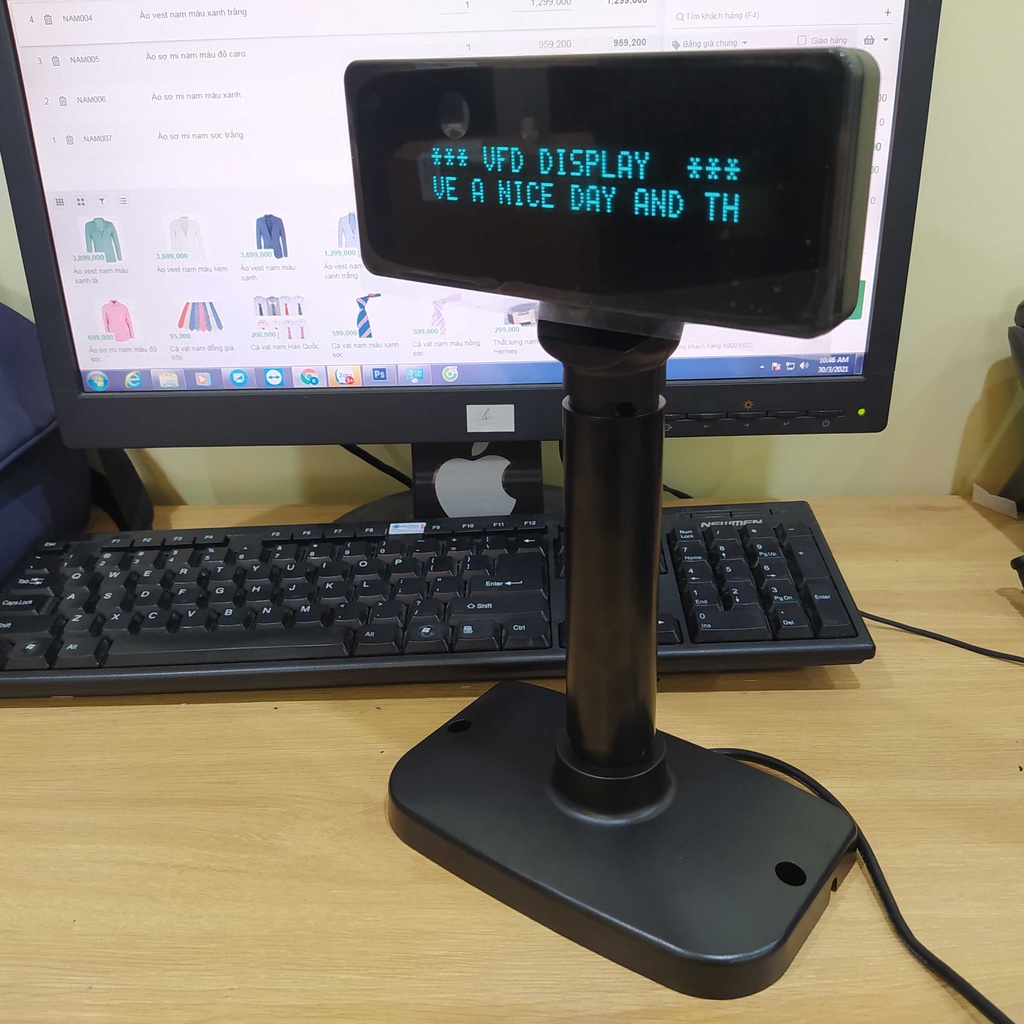 Màn hình hiển thị giá APOS A9. | BigBuy360 - bigbuy360.vn