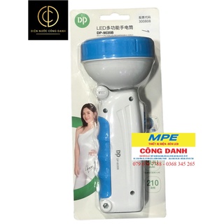 Đèn pin led siêu sáng , 2 chế độ sáng , đèn pin cầm tay đa chức năng dp-9035b