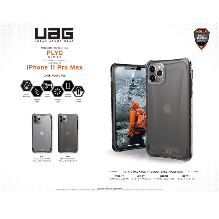 Ốp Lưng UAG Iphone 11 Pro Max - Hàng Chính Hãng