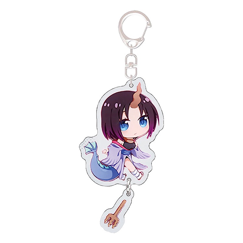 Móc khóa acrylic hình nhân vật Anime Kobayashi San Chi No Maid Dragon Maid Kobayashi 's Dragon Maid Kanna Kamui