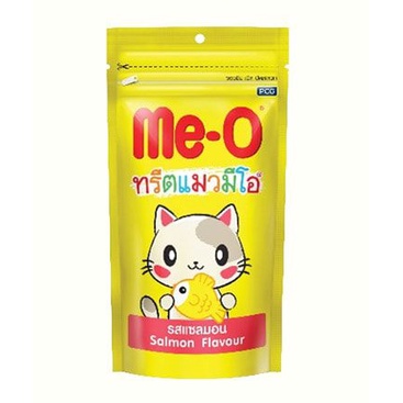 Bánh thưởng cho mèo Me-O Cat Treat 50g - 3 vị Cá Hồi, Cá Ngừ, Tôm