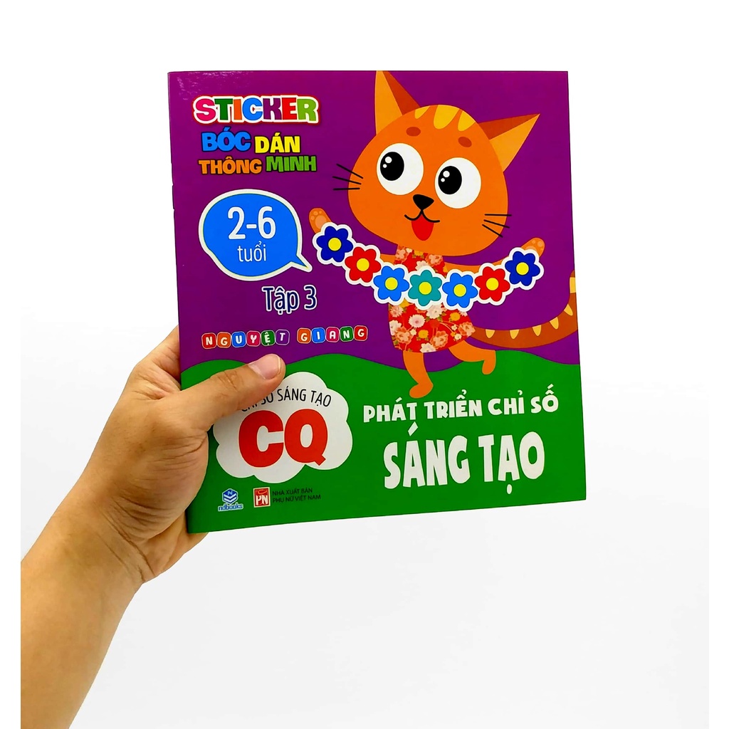 Sách Sticker Bóc Dán Thông Minh - Phát Triển Chỉ Số Sáng Tạo - CQ - Tập 3