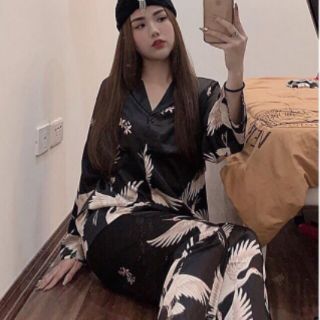 Đồ bộ lụa satin còn hạt