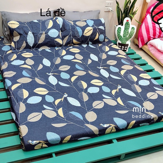[Rẻ vô địch] Bộ ga vỏ gối cotton poly (1 grap giường + 2 vỏ gối nằm) | BigBuy360 - bigbuy360.vn