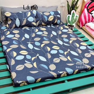 [Rẻ vô địch] Bộ ga vỏ gối cotton poly (1 grap giường + 2 vỏ gối nằm)