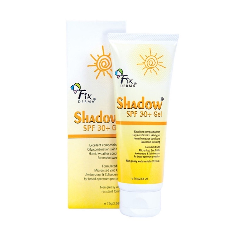 Kem chống nắng Fixderma Shadow Gel - Cream Cho Da Dầu Mụn