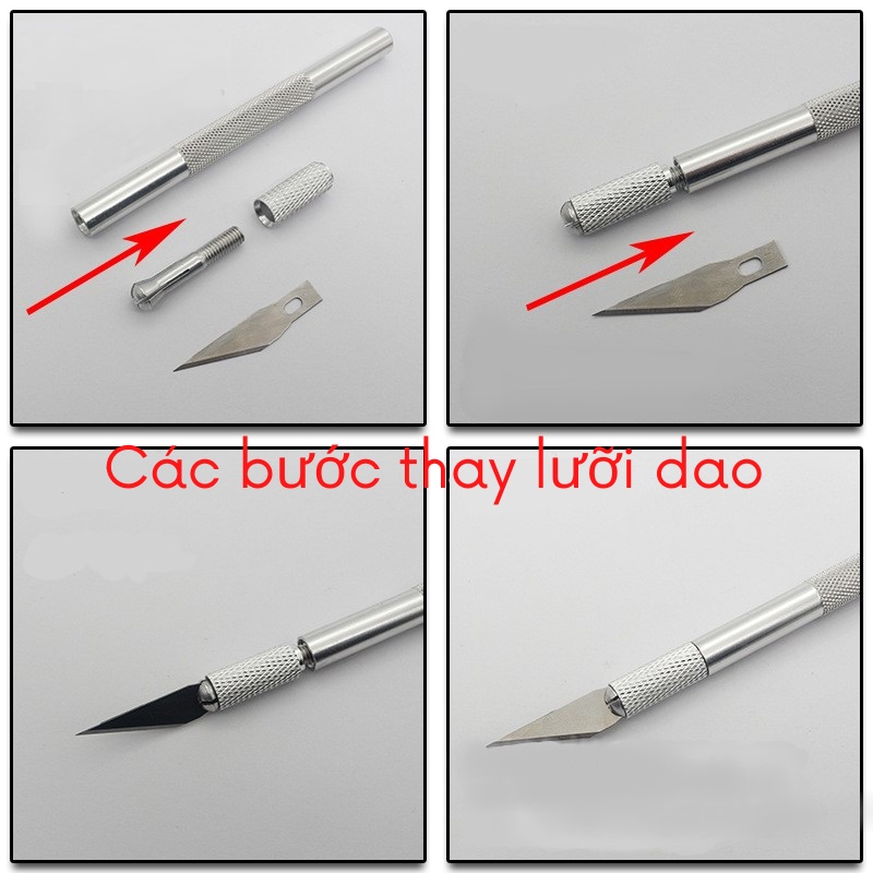 Dao washi tape sticker rọc giấy nhiều màu sắc bắt mắt thiết kế kim loại cao cấp VPBL03