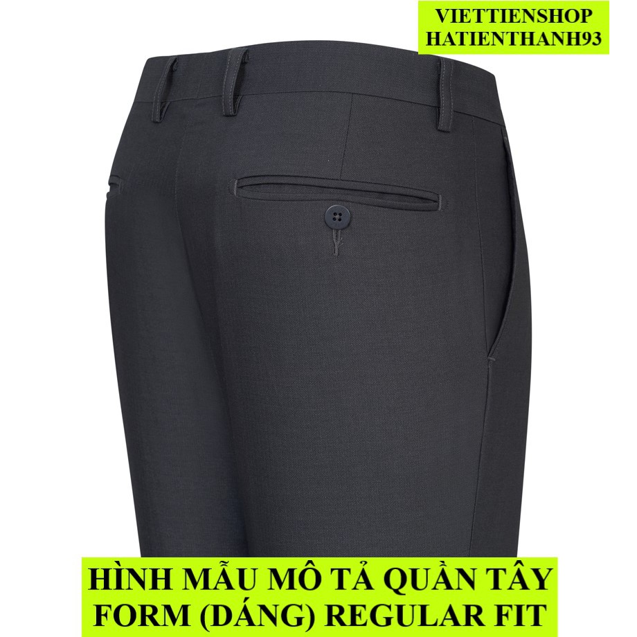 (4161 - RF) QUẦN TÂY VIỆT TIẾN KHÔNG LY MÀU THAN CỦI FORM ÔM VỪA | BigBuy360 - bigbuy360.vn
