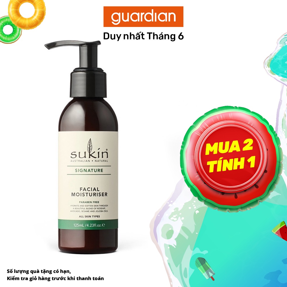 Kem dưỡng ẩm dành cho da mặt Sukin Signature Facial Moisturiser 125ml