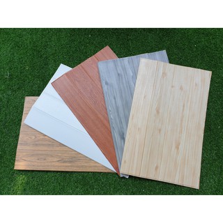 xốp dán tường giả gỗ