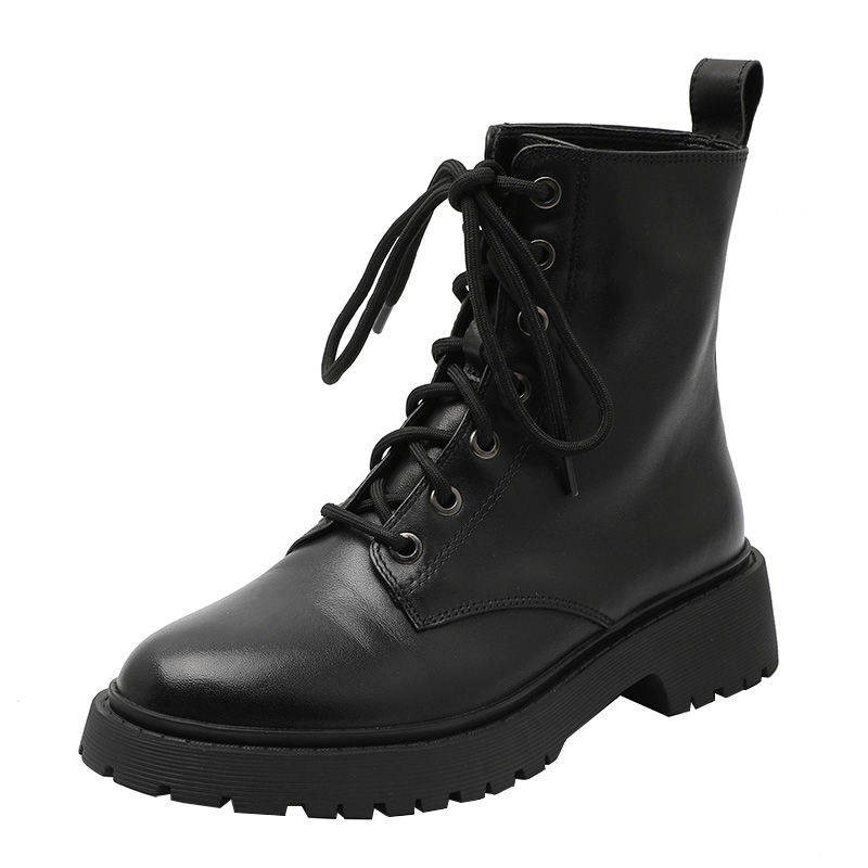 TIMBERLAND Giày Bốt Martin Da Đế Dày Cổ Thấp Phong Cách Anh Quốc Thời Trang Mùa Thu 20 Cho Nữ