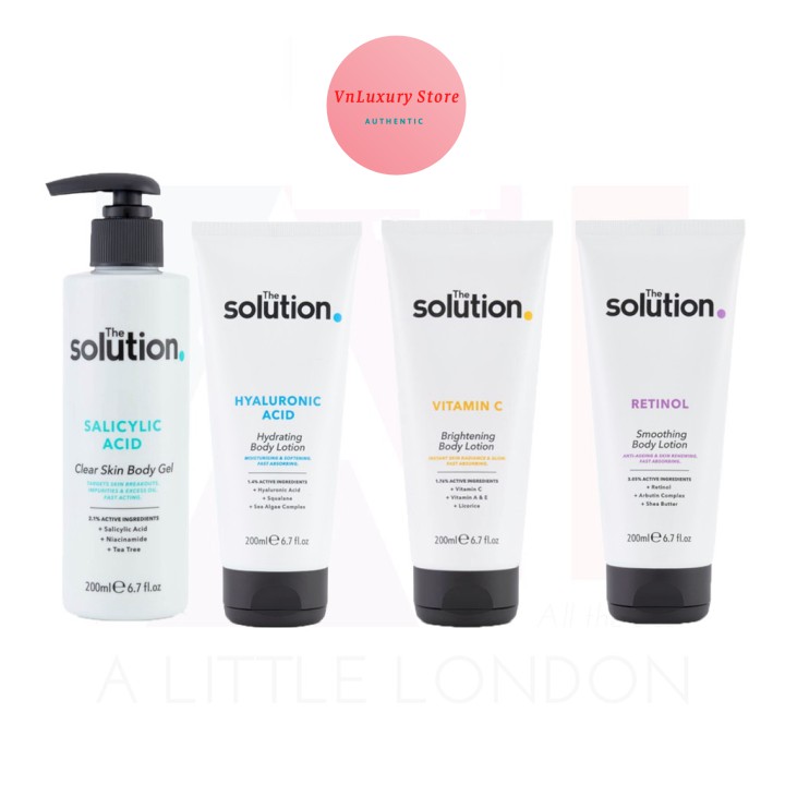 the solution retinol body lotion