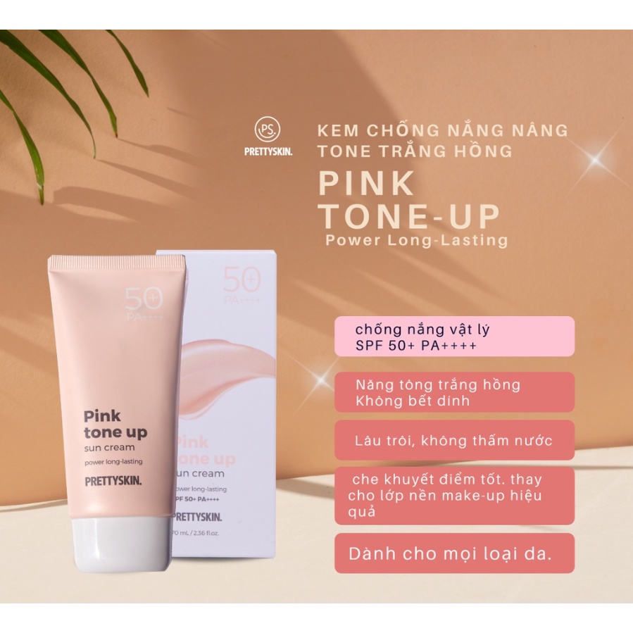 Kem Chống Nắng PrettySkin - Pretty Skin Sun Cream SPF 50+ PA++++ 70ml