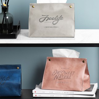 BANFANG Hộp Đựng Khăn Giấy Bằng Da Độc Đáo